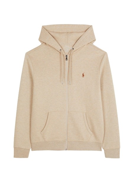 HOODIE FULL ZIP BEIGE