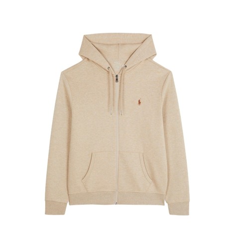 HOODIE FULL ZIP BEIGE