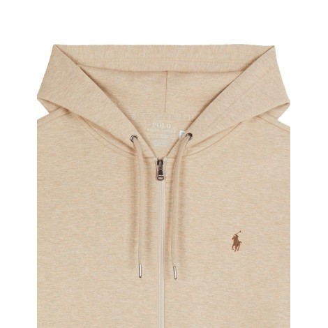 HOODIE FULL ZIP BEIGE