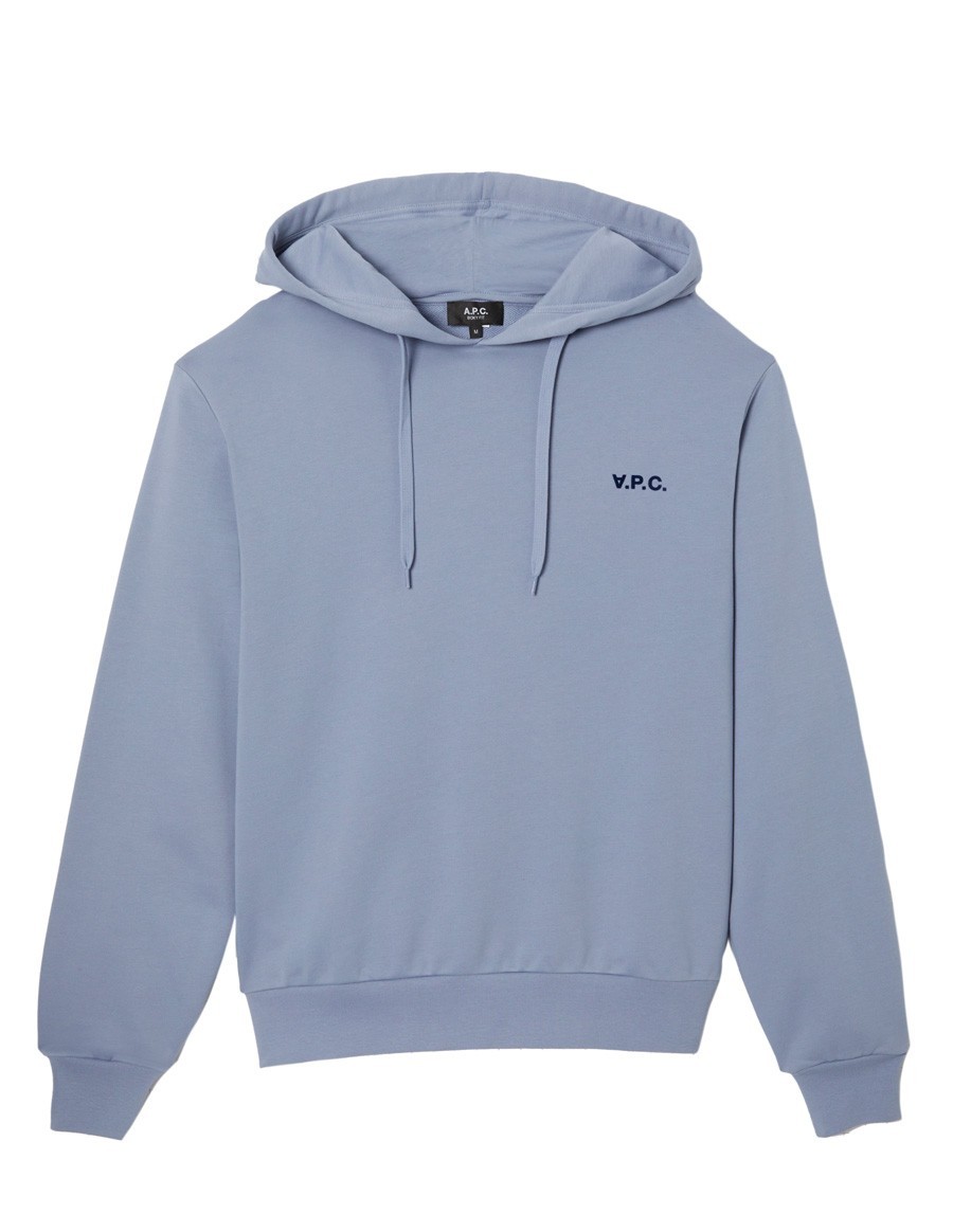 HOODIE BOXY PETIT VPC BLEU GRIS DARK NAVY