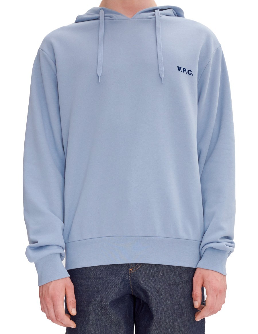 HOODIE BOXY PETIT VPC BLEU GRIS DARK NAVY