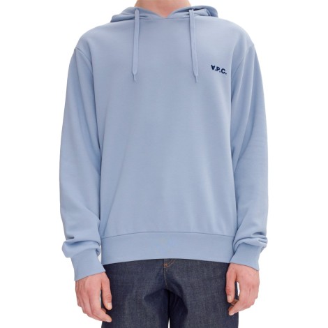 HOODIE BOXY PETIT VPC BLEU GRIS DARK NAVY