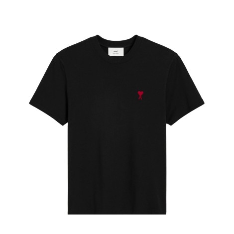 TSHIRT AMI DE COEUR ROUGE BLACK