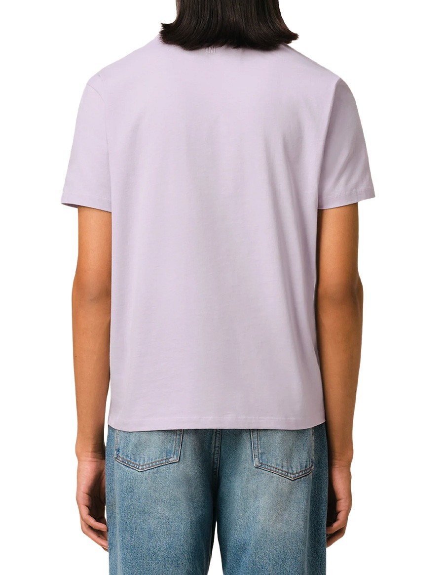 TSHIRT AMI DE COEUR ECRU LILAC