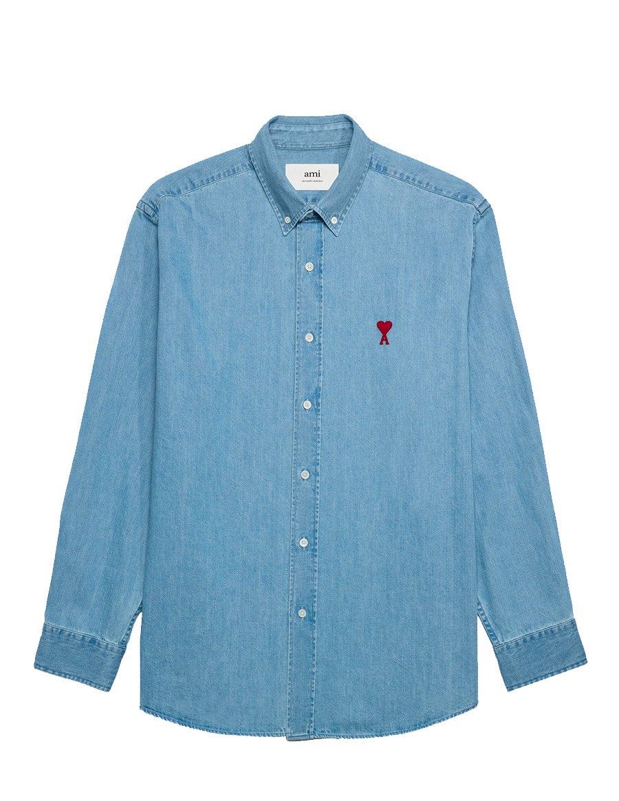 CHEMISE AMI DE COEUR DENIM BLEU USED