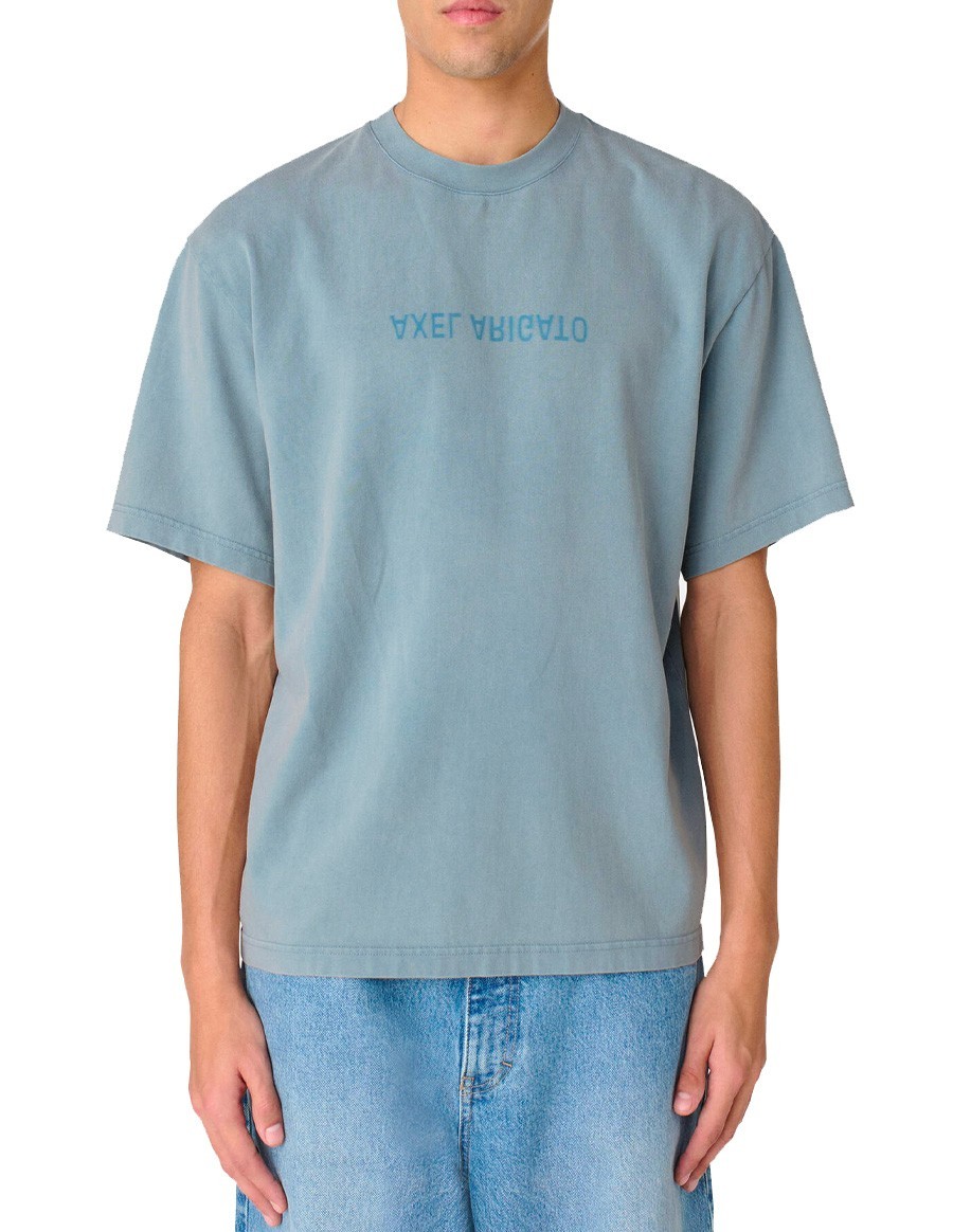 TSHIRT DISTORT STEEL BLUE