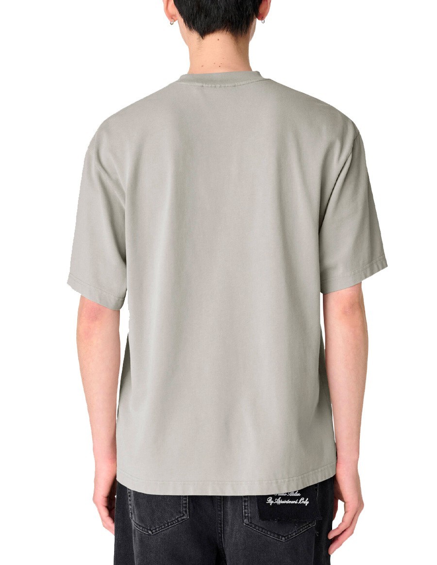 TSHIRT DISTORT STONE GREY