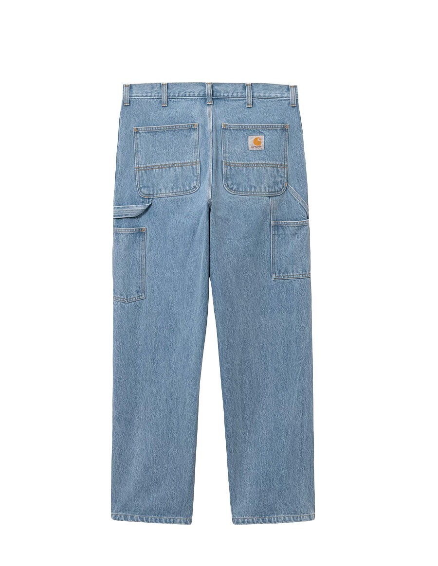 JEANS SINGLE KNEE BLUE STONE BLEACHED