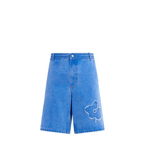 SHORT DILLIES PATCH LIGHT BLUE DENIM