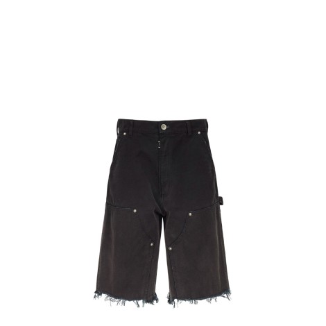 SHORTS STUD DENIM BLACK