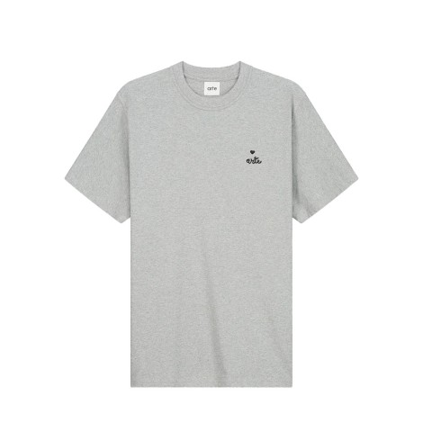 HEART LOGO T-SHIRT GREY