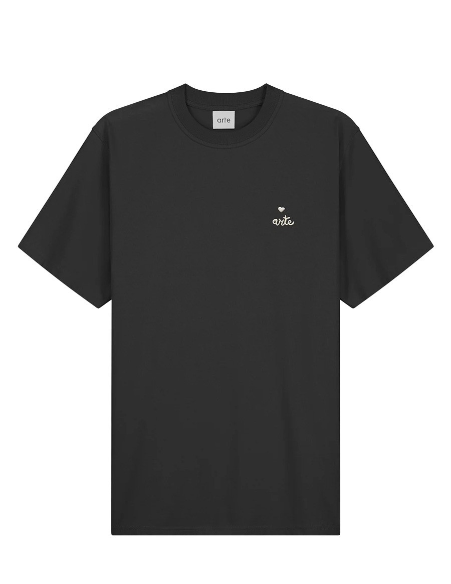 HEART LOGO T-SHIRT BLACK