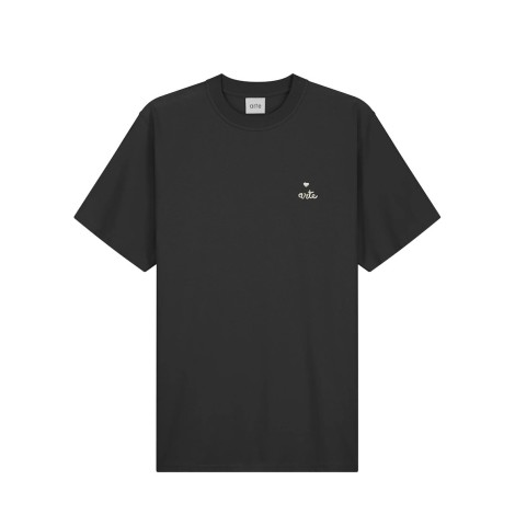 HEART LOGO T-SHIRT BLACK