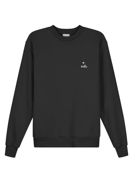 HEART CREWNECK BLACK