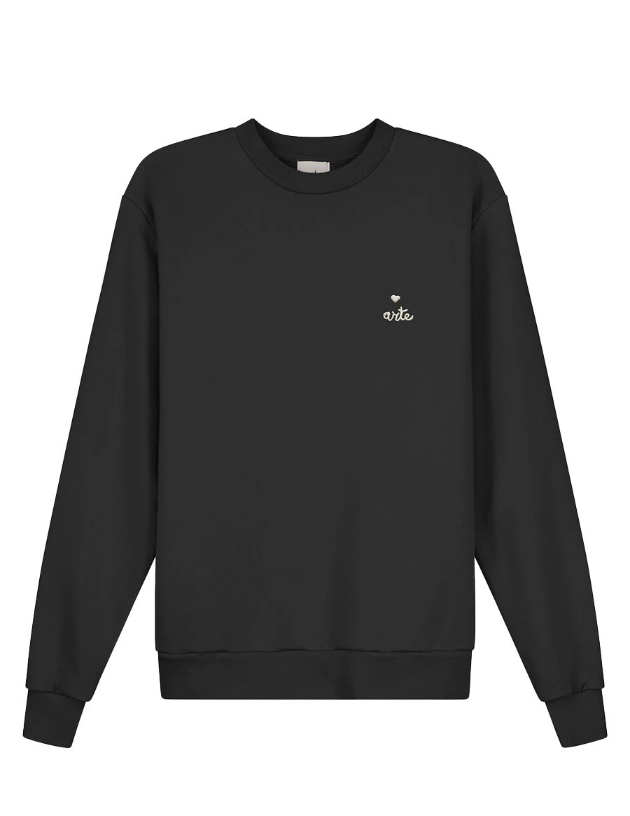 HEART CREWNECK BLACK