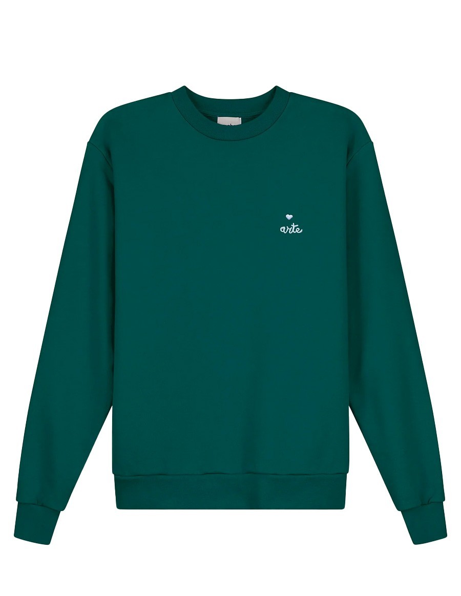 HEART CREWNECK GREEN