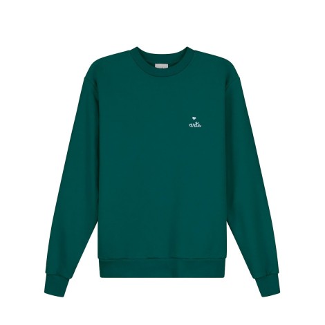 HEART CREWNECK GREEN