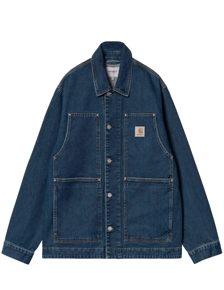 OG DOUBLE FRONT JACKET BLUE STONE WASHED