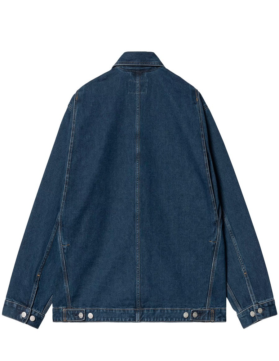 OG DOUBLE FRONT JACKET BLUE STONE WASHED