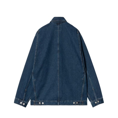 OG DOUBLE FRONT JACKET BLUE STONE WASHED