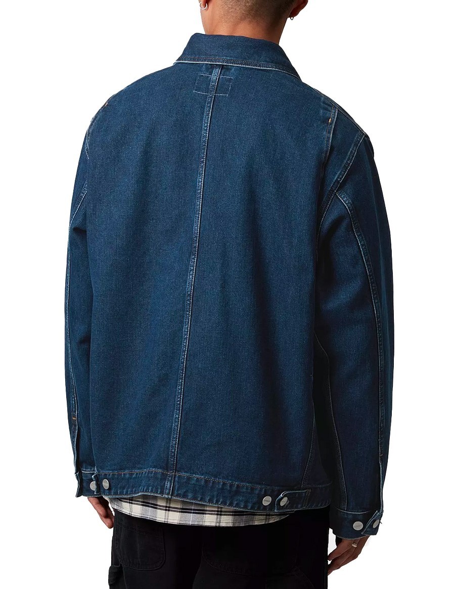 OG DOUBLE FRONT JACKET BLUE STONE WASHED