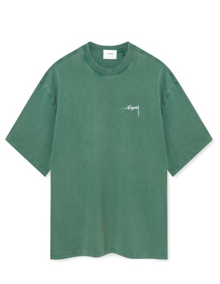 T-SHIRT HONOR WASHED GREEN