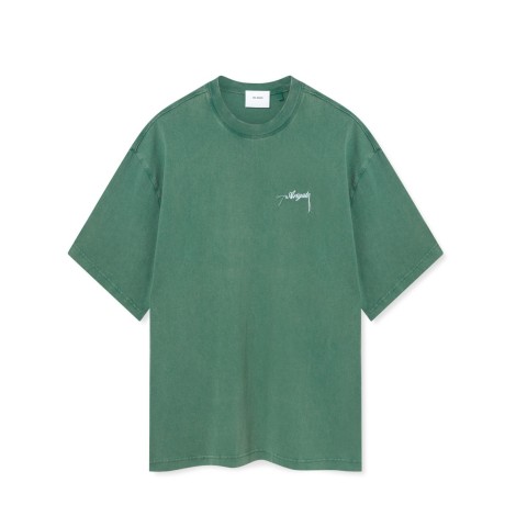 T-SHIRT HONOR WASHED GREEN