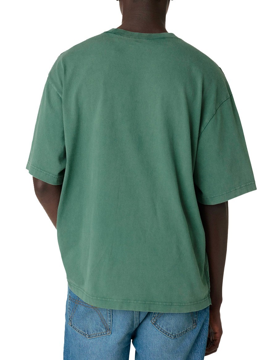 T-SHIRT HONOR WASHED GREEN