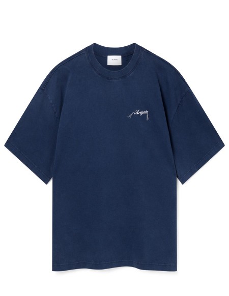 T-SHIRT HONOR WASHED NAVY