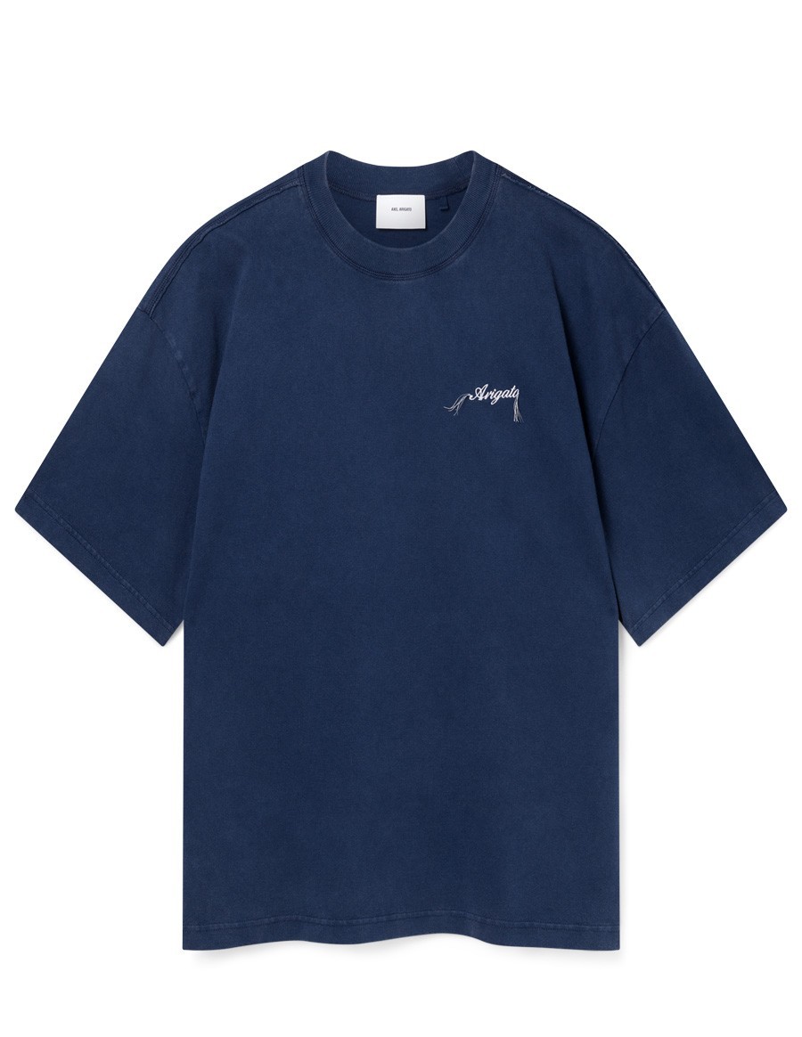 T-SHIRT HONOR WASHED NAVY