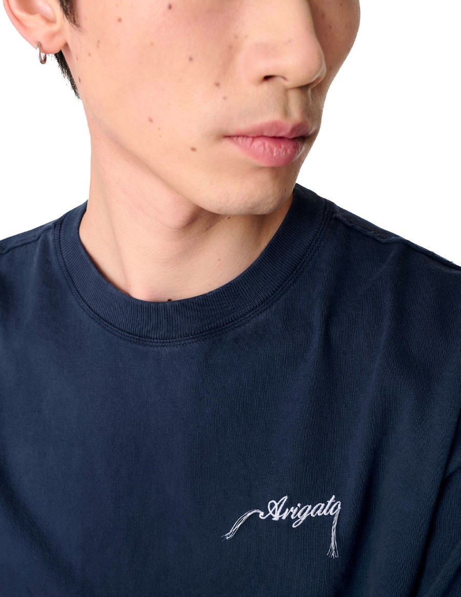 T-SHIRT HONOR WASHED NAVY