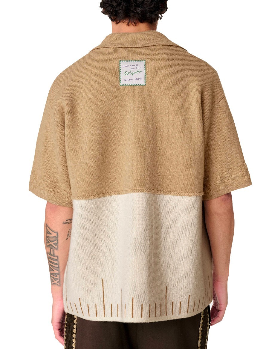 SHIRT PIER TEXTURED CAMEL BEIGE