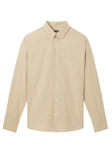 CHEMISE EDOUARD BRODE BEIGE