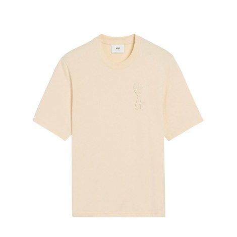 TSHIRT ADC PATCH AMI DE COEUR BLANC CREME