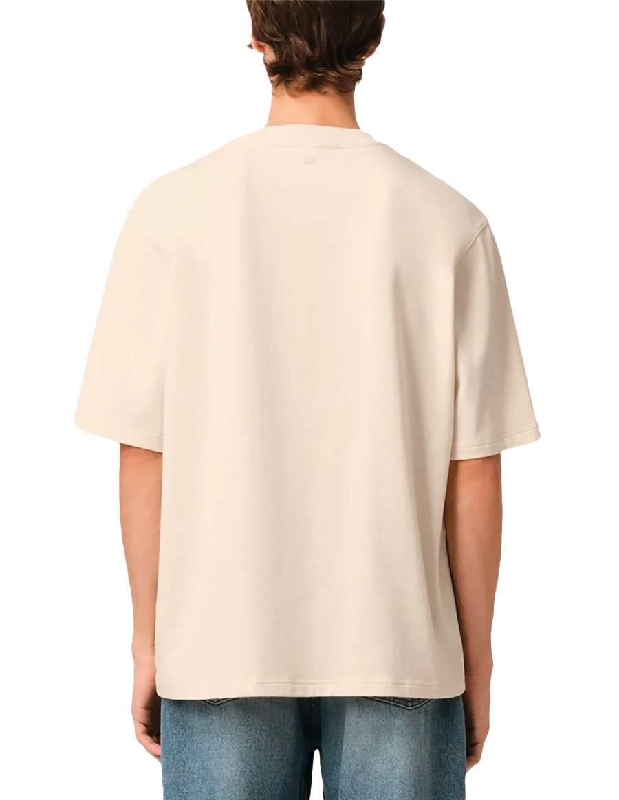 TSHIRT ADC PATCH AMI DE COEUR BLANC CREME