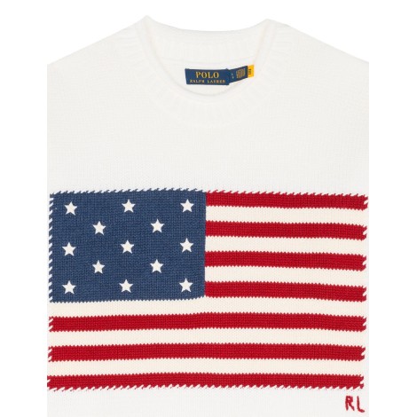 PULL EMBLEMATIQUE DRAPEAU WHITE