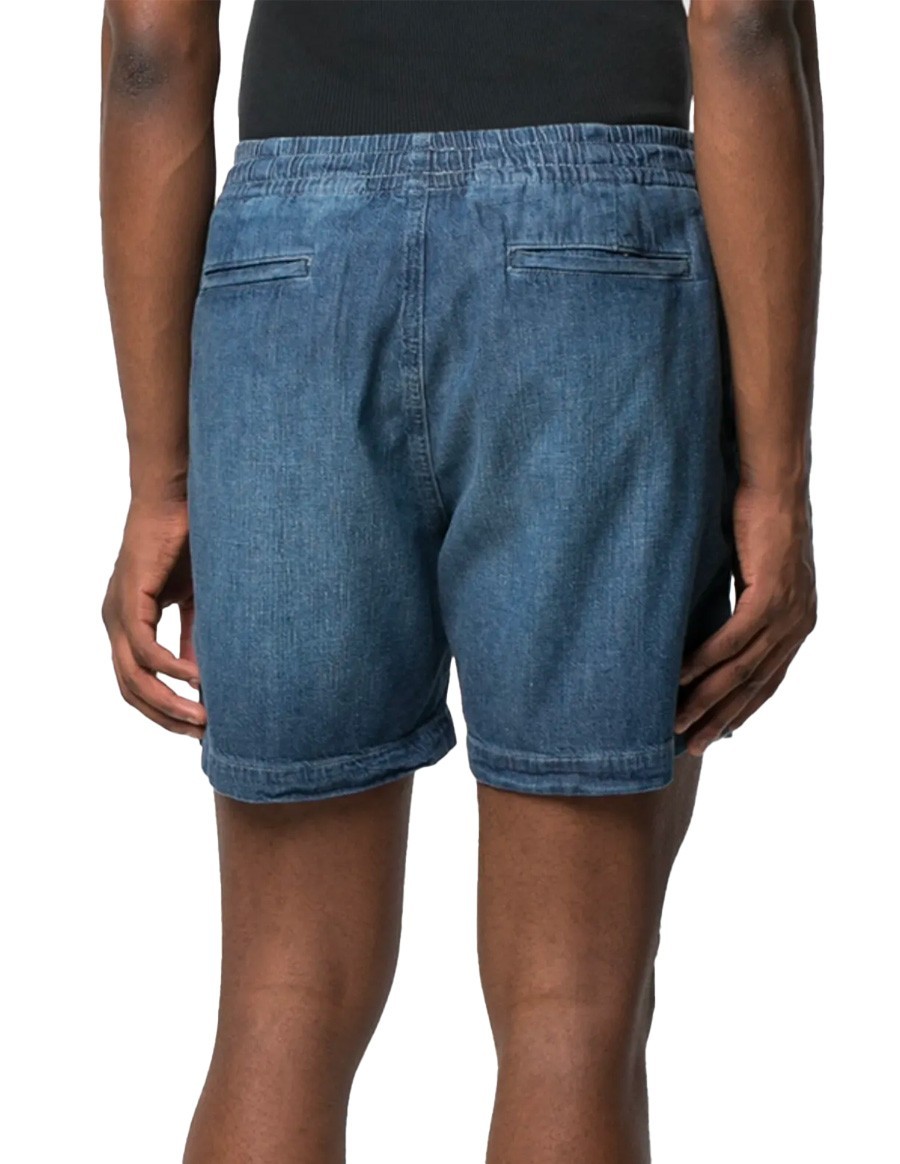 SHORT PREPSTER DENIM BLANE