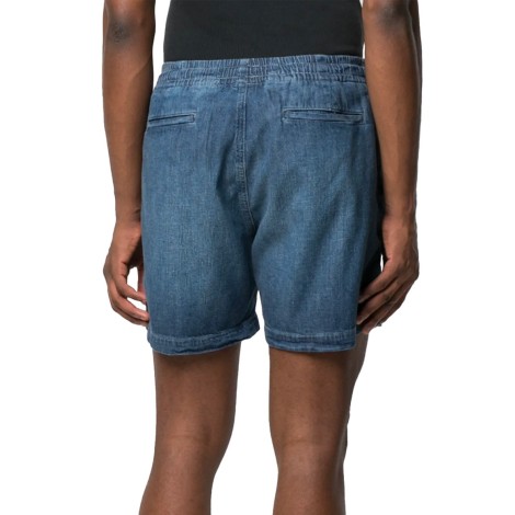 SHORT PREPSTER DENIM BLANE