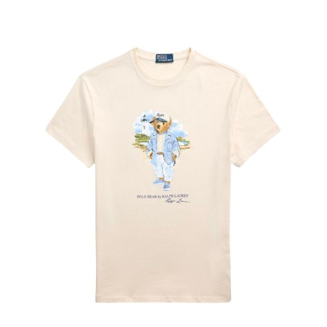 TSHIRT POLO BEAR BLEU OUTREM STUDIO NEVIS