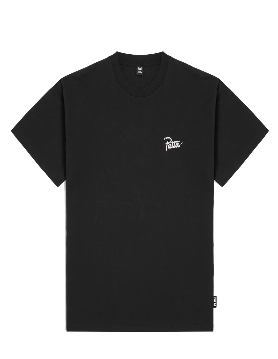 TSHIRT PATTA SNAKE HEART BLACK