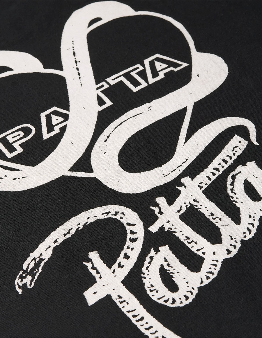 TSHIRT PATTA SNAKE HEART BLACK