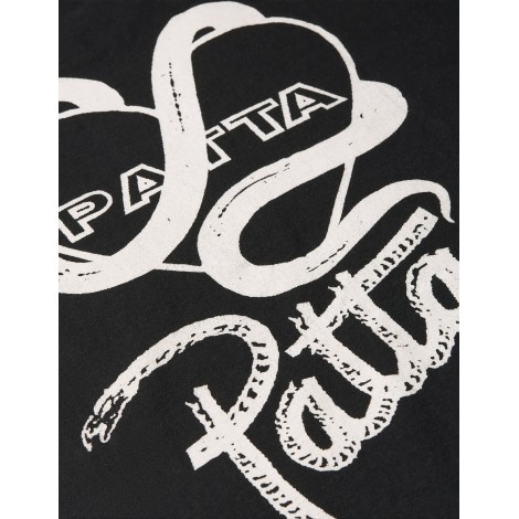 TSHIRT PATTA SNAKE HEART BLACK