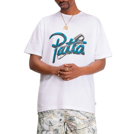 TSHIRT PATTA PINNED WHITE