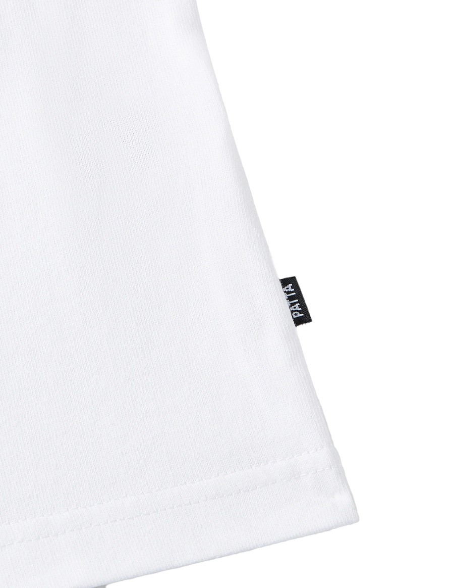 TSHIRT PATTA PINNED WHITE