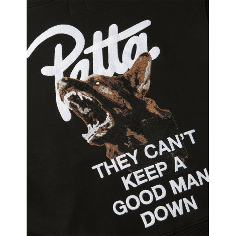 SWEAT PATTA BARK BOXY BLACK