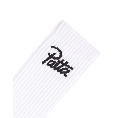 SOCKS PACK SCRIPT LOGO WHITE