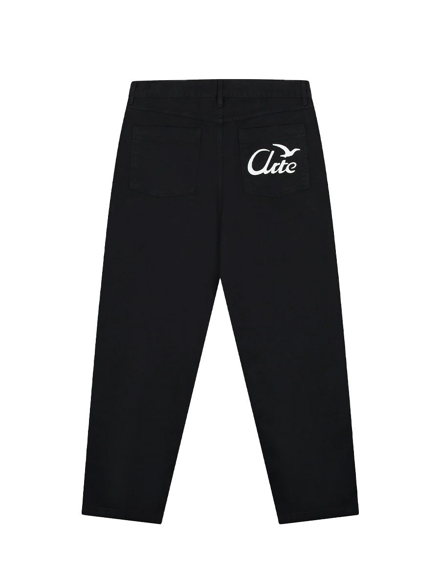 BACK BIRD PANTS  BLACK