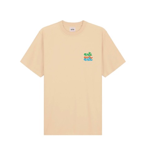 MULTI LOGO T-SHIRT CREAM