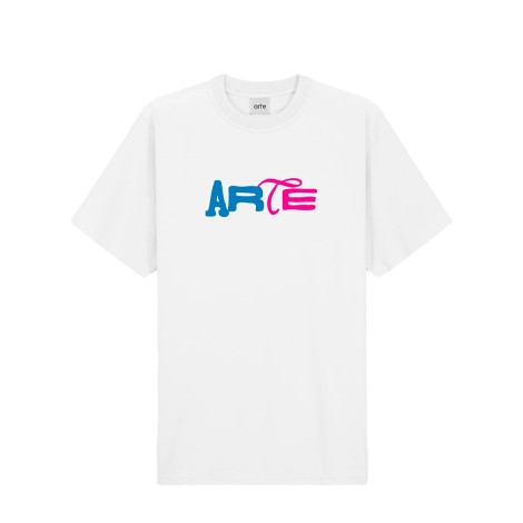 DUO PRINT LOGO T-SHIRT WHITE