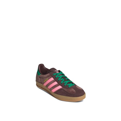 Adidas Gazelle - Sneakers - Dark brown/Glow pink/Court green